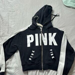Pink Victoria’s Secret cropped sweater